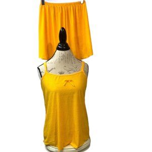 Imported Yellow/ White Dot Loungewear Set Size L